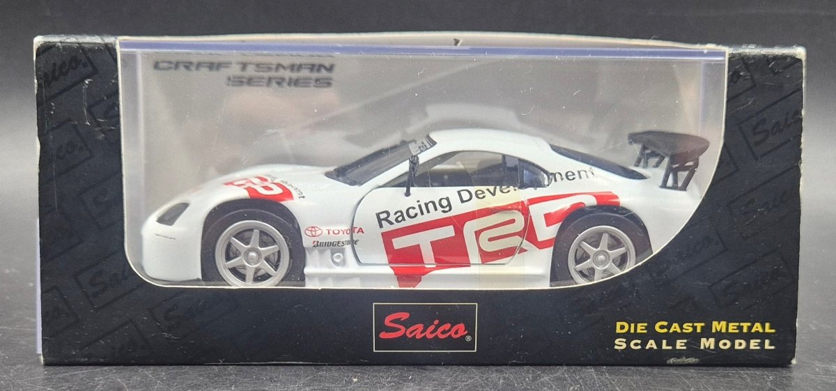 SAICO MODEL CAR - 2003 TOYOTA SUPRA JGTC - TRD TEST CAR- SLIGHT MARK ON CASE - Mega Cash Sydney