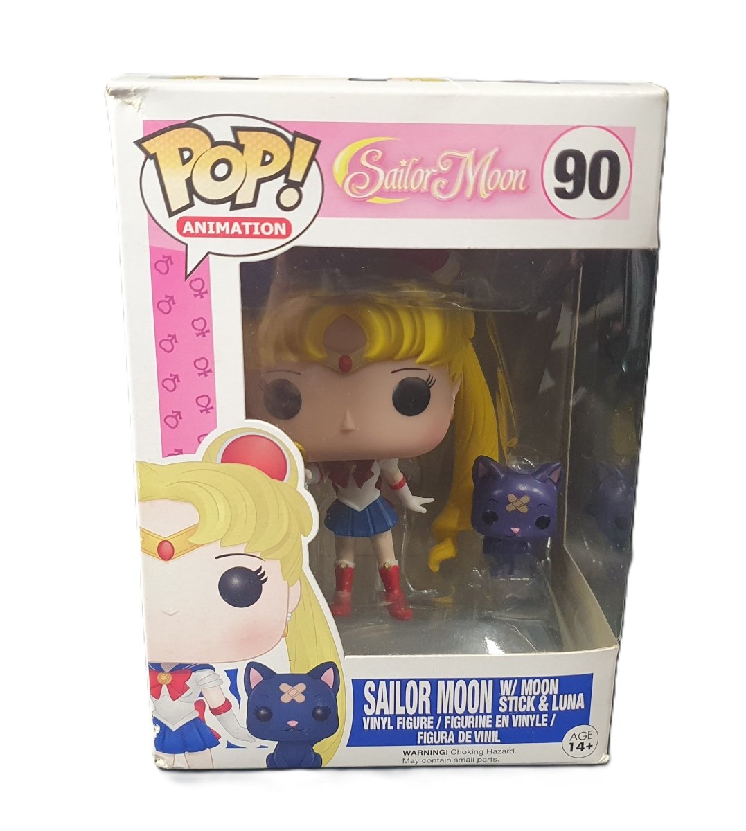 Sailor Moon with Moon - Stick & Luna - Funko POP! Animation - Sailor Moon - Figure 90 - Mega Cash Sydney