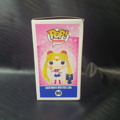 Sailor Moon with Moon - Stick & Luna - Funko POP! Animation - Sailor Moon - Figure 90 - Mega Cash Sydney