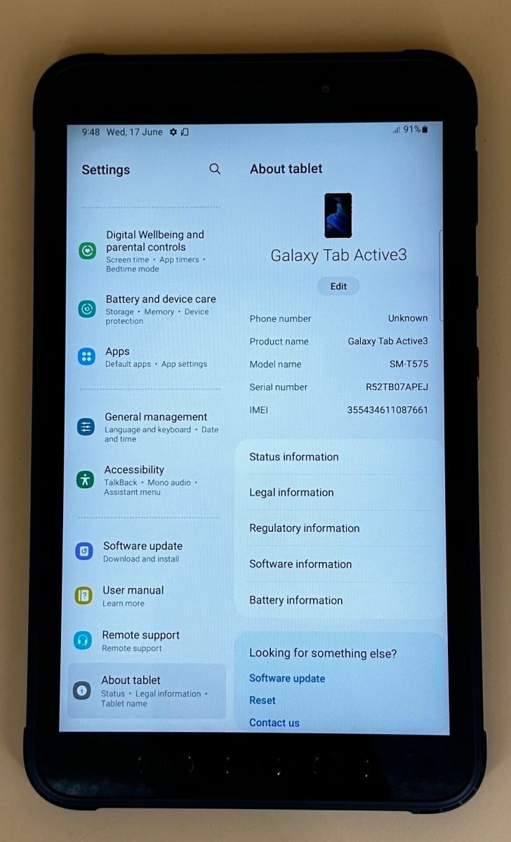 Samsung Galaxy Tab Active 3 4G LTE + Wi-Fi 128GB - SM-T575 - Mega Cash Sydney