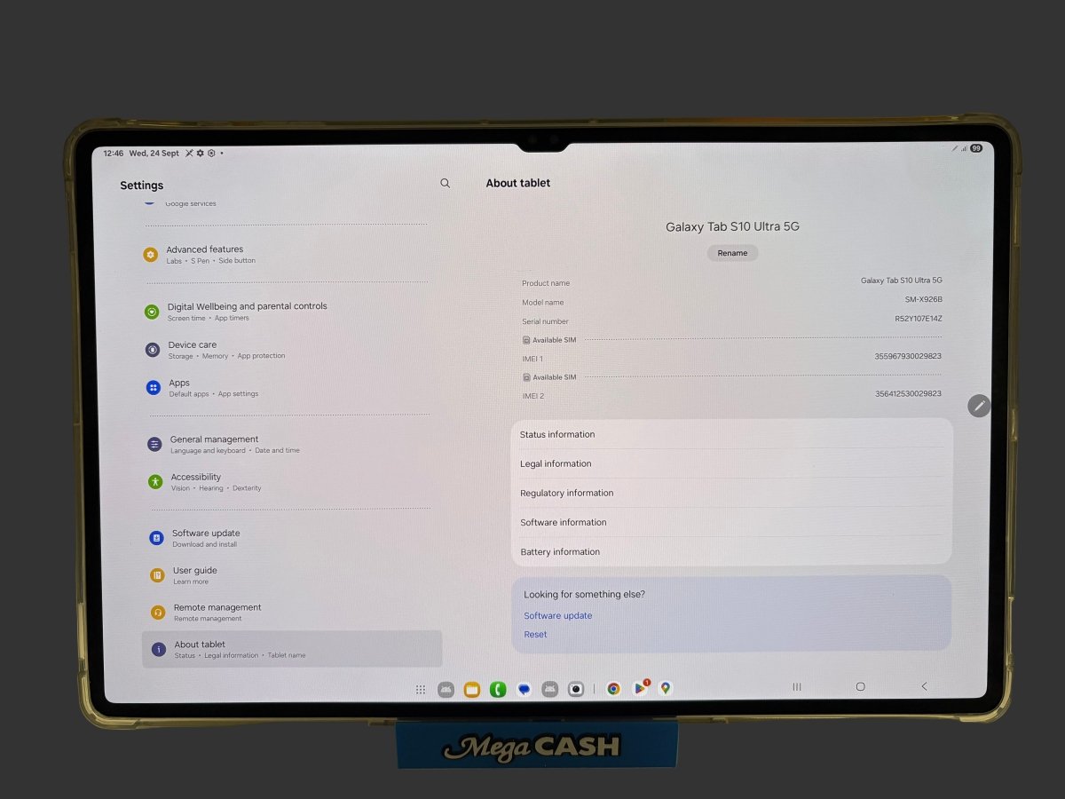 SAMSUNG GALAXY TAB S10 ULTRA - WIFI + CELLULAR - 256GB - Mega Cash Sydney