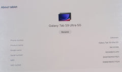 Samsung - Galaxy Tab S9 Ultra - 256GB Wi - Fi + Cell - SM - X916B - Mega Cash Sydney