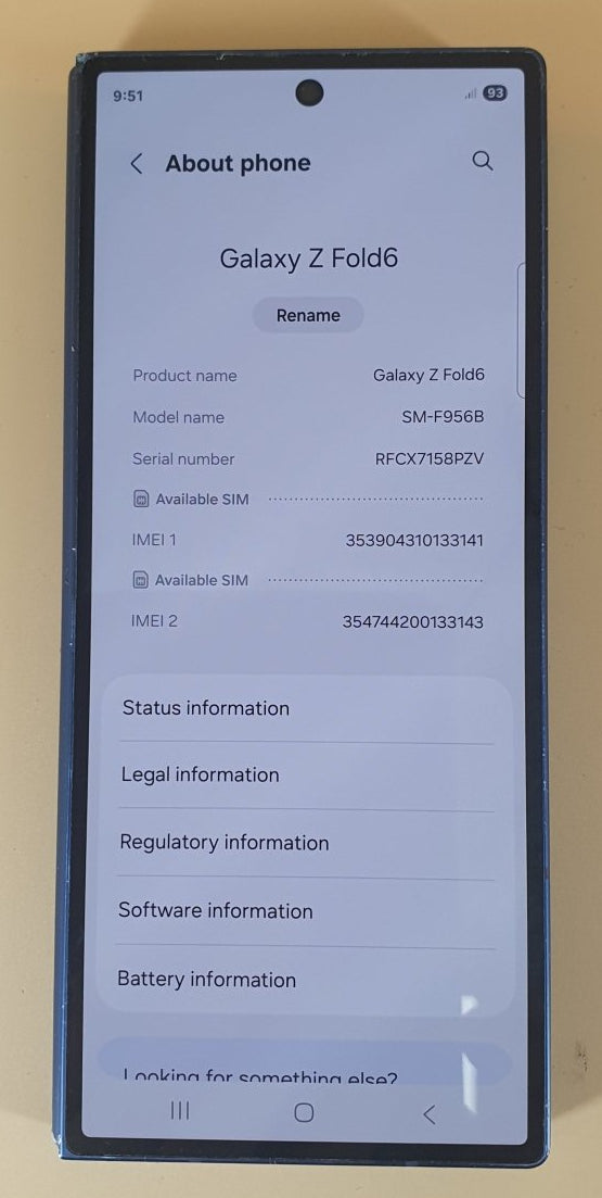 Samsung Galaxy Z Fold 6 256GB Unlocked SM - F956B - Mega Cash Sydney