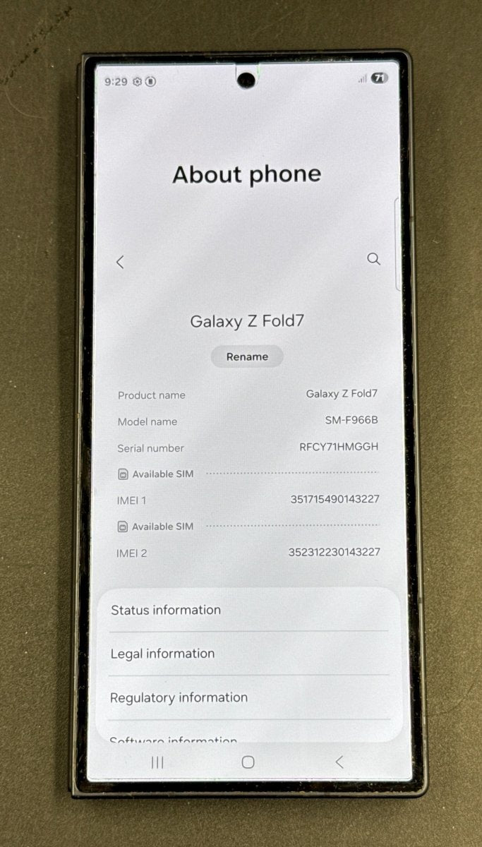 Samsung Galaxy Z Fold 7 - 256GB - SM-F966B - Mega Cash Sydney