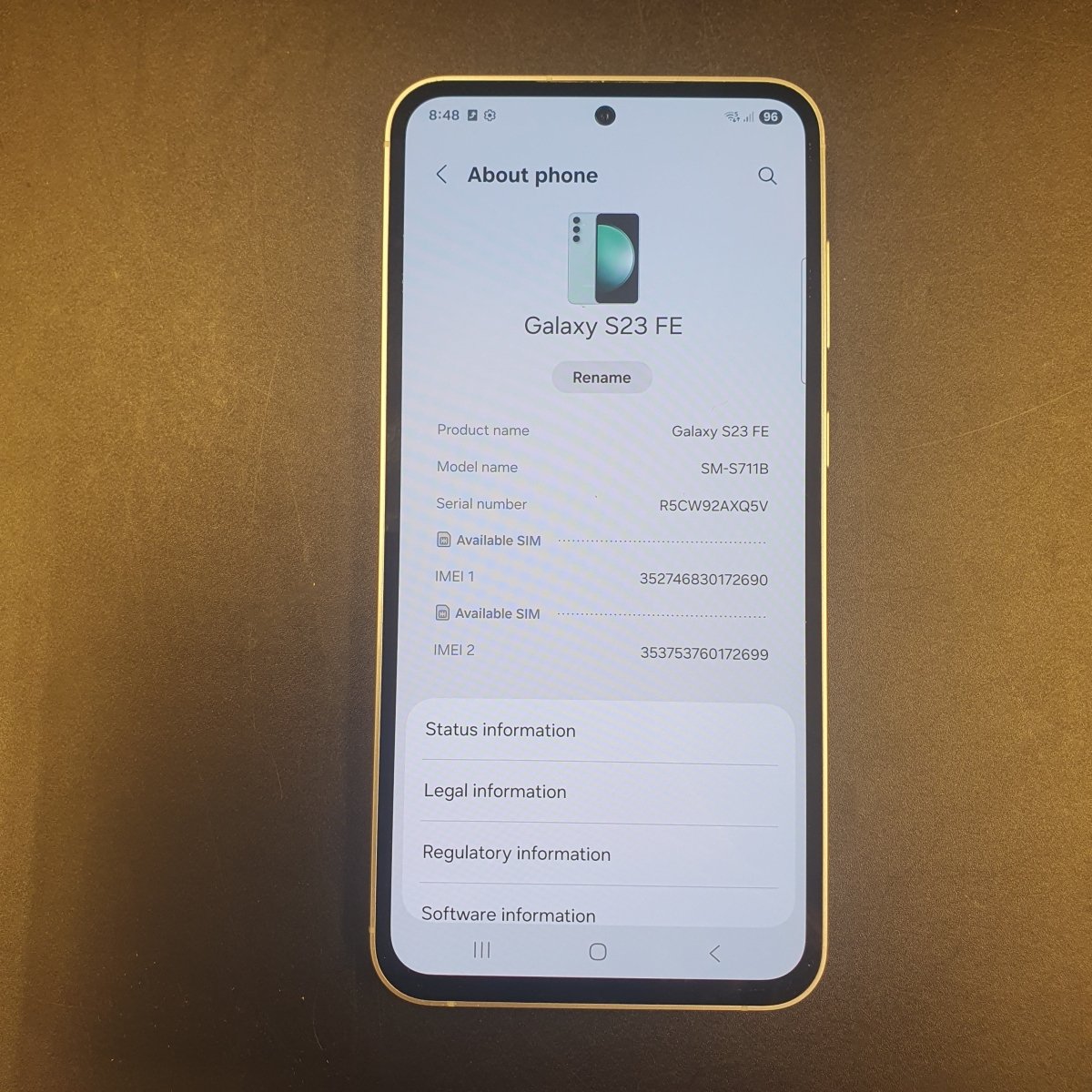 SAMSUNG S23 FE 128GB MOBILE PHONE SM - S711B - UNLOCKED - Mega Cash Sydney