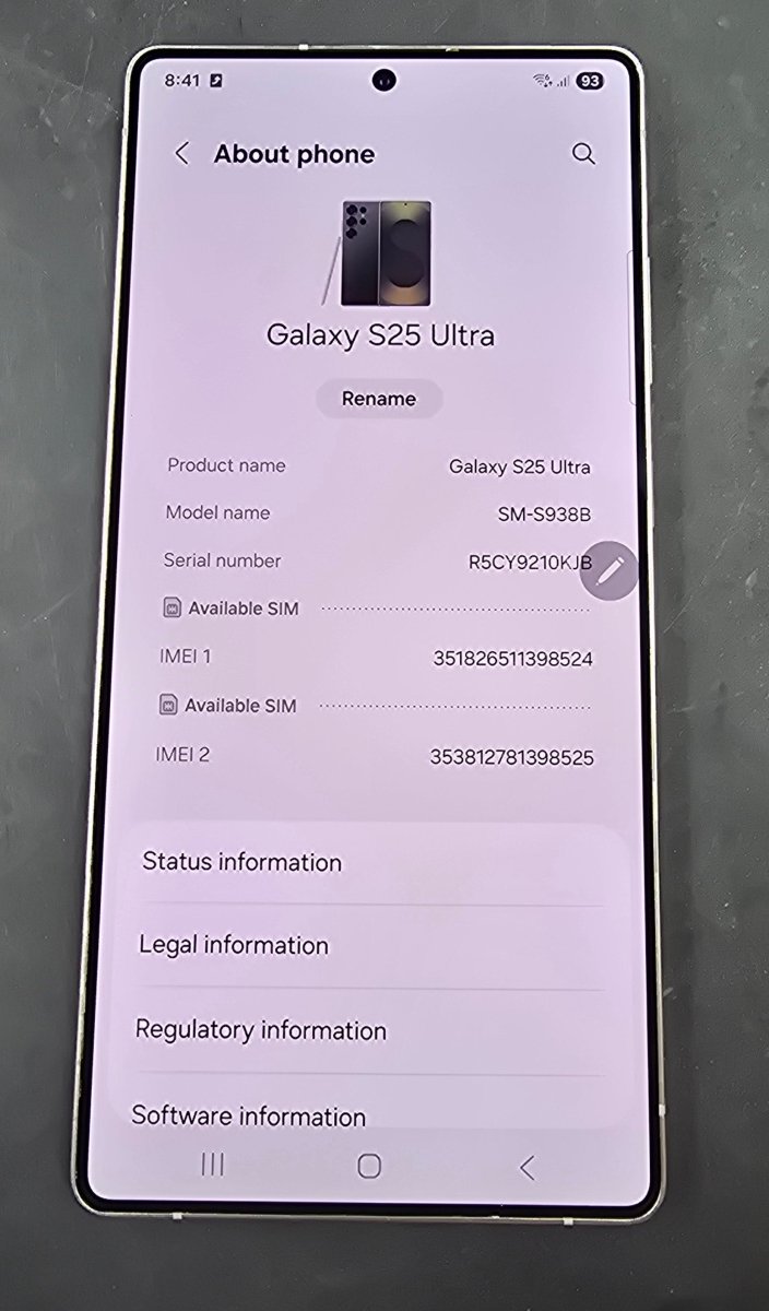 Samsung - S25 Ultra - 256GB - SM-938B - Mega Cash Sydney