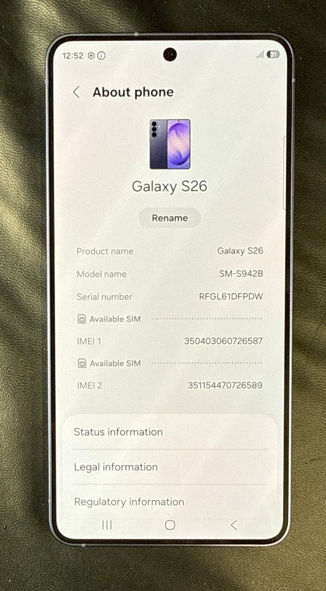 Samsung S26 - 256GB - SM-942B - Mega Cash Sydney