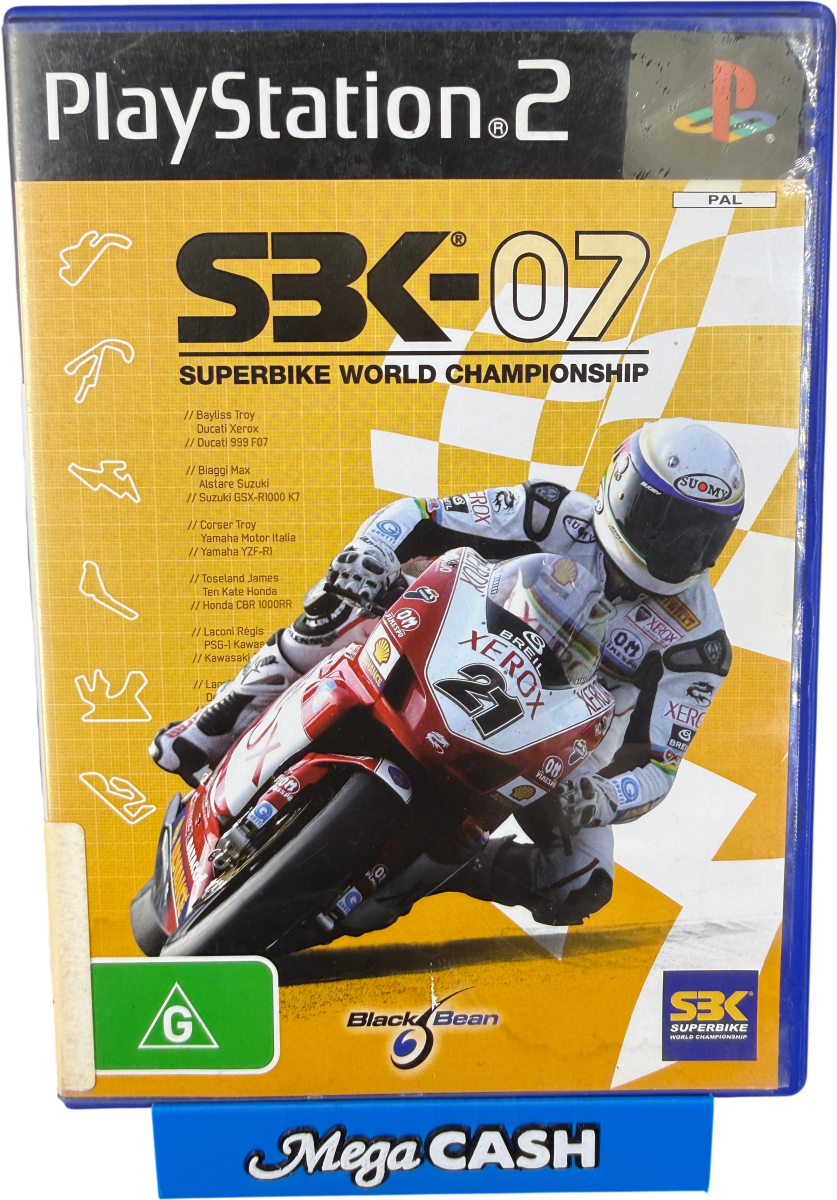 SBK 07: Superbike World Championship - PlayStation 2/PS2 Game - Mega Cash Sydney