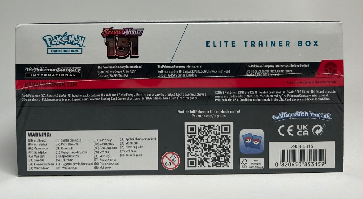 Scarlet & Violet – 151 Elite Trainer Box - Pokemon TCG - Mega Cash Sydney
