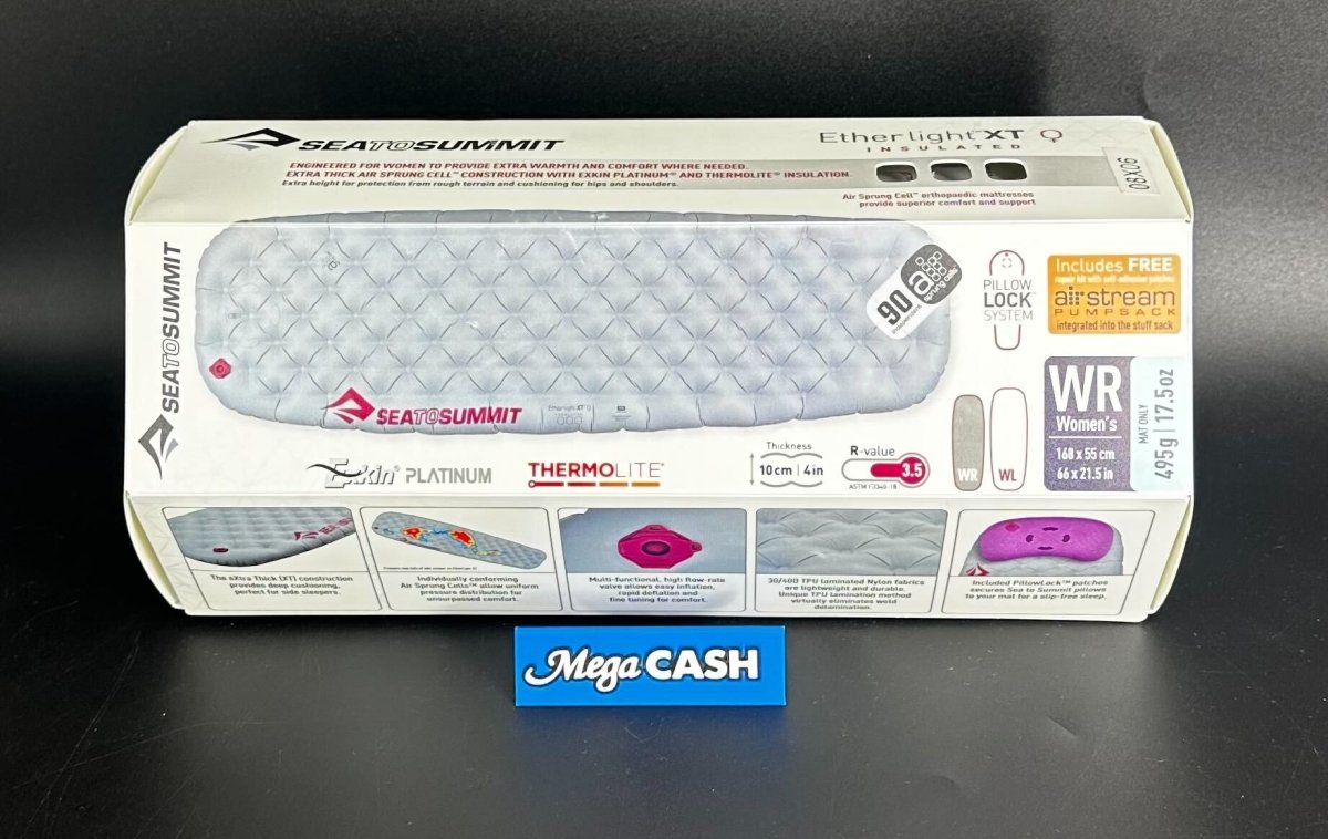 SEA TO SUMMIT ETHER LIGHT XT INSULATED AIR STREAM PUMP SLEEPING MAT - Mega Cash Sydney