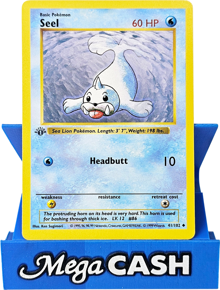 Seel 41/102 First 1st Edition Shadowless Base Set 1999 NM - Mega Cash Sydney