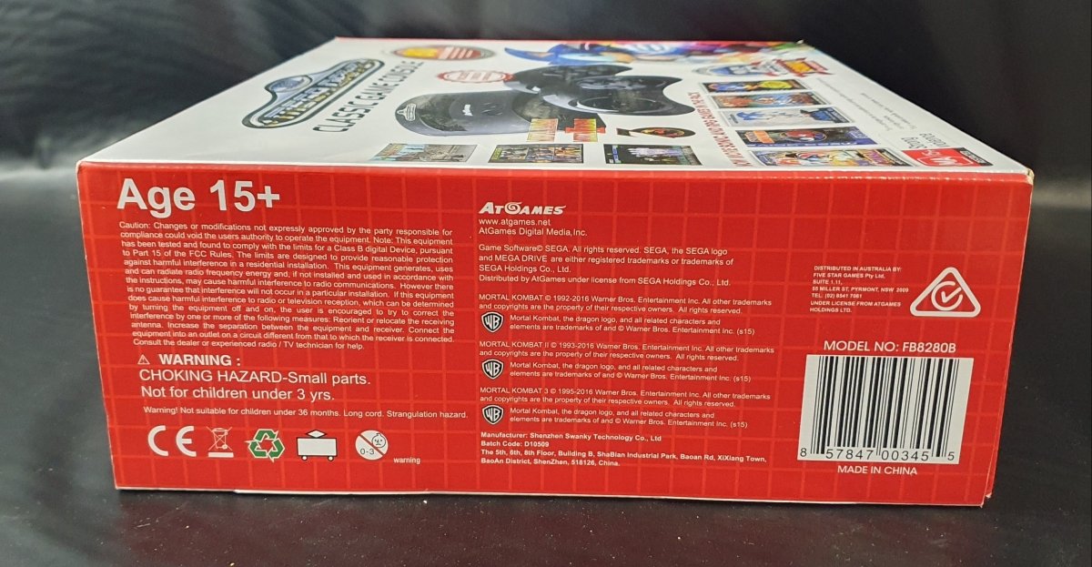 Sega Genesis Mega Drive Retro Video Game Console with 80 Classic Games - FB8280B - Mega Cash Sydney