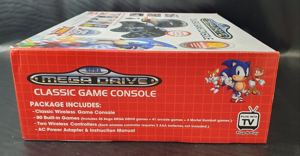 Sega Genesis Mega Drive Retro Video Game Console with 80 Classic Games - FB8280B - Mega Cash Sydney
