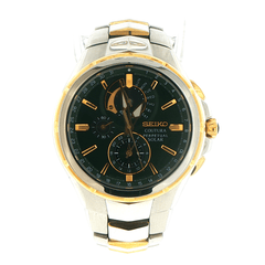 Seiko Coutura Perpetual Solar Two-Tone Metal Watch V19-0AB0 - Mega Cash Sydney