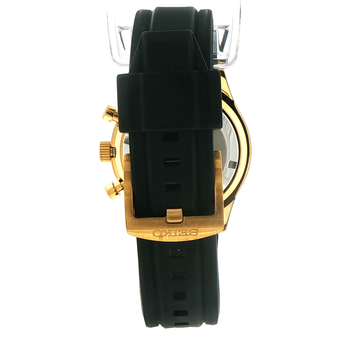 Seiko Gold Case Chronograph Men's Watch 43mm - Mega Cash Sydney