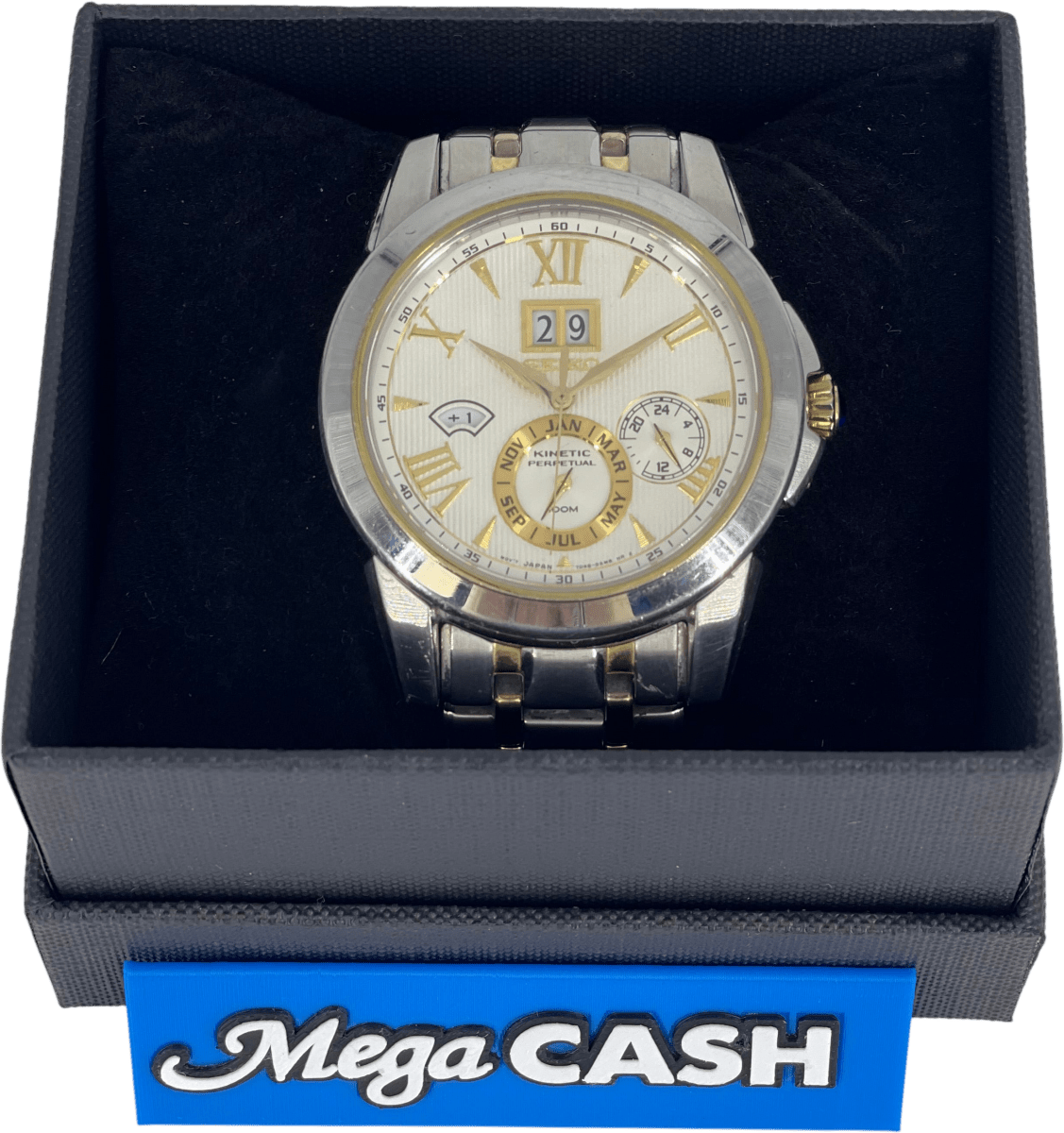 Seiko Kinetic Perpetual Men's Watch - No box. - Mega Cash Sydney