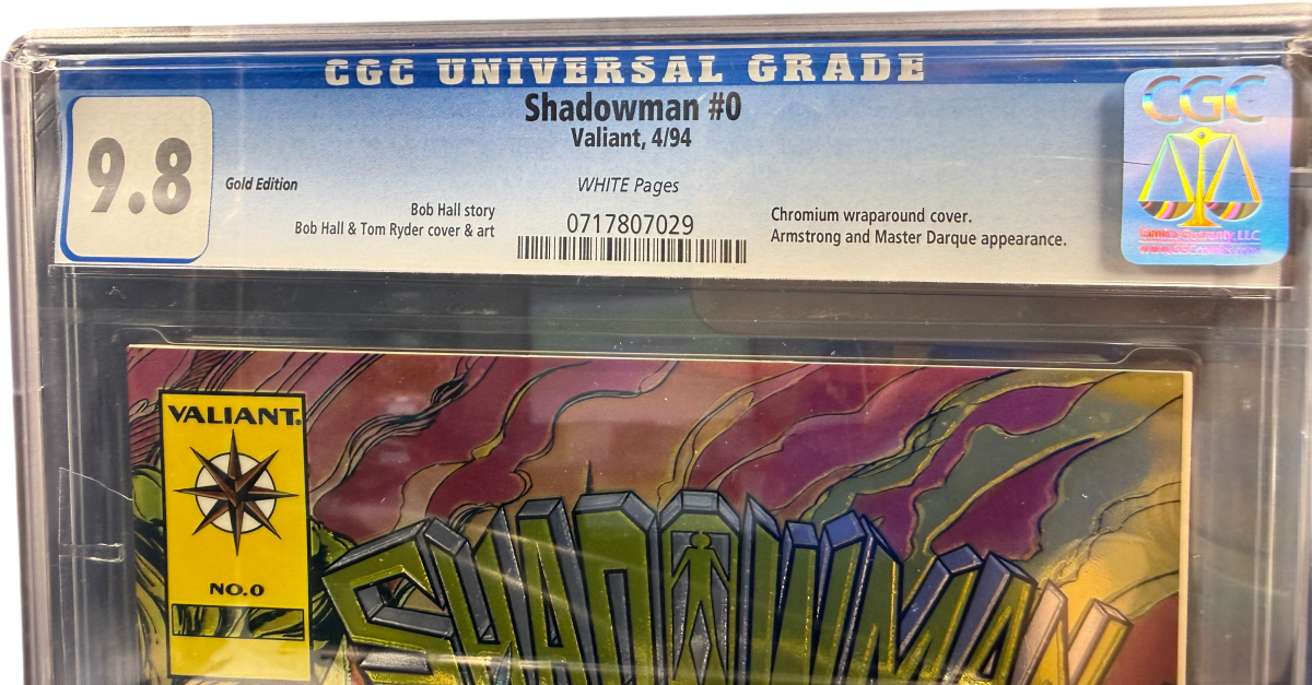 Shadowman - COMIC 0 Apr 1994 - CGC 9.8 - Mega Cash Sydney