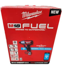 MILWAUKEE IMPACT WRENCH M18ONEIWF12-SKIN ONLY-BRAND NEW