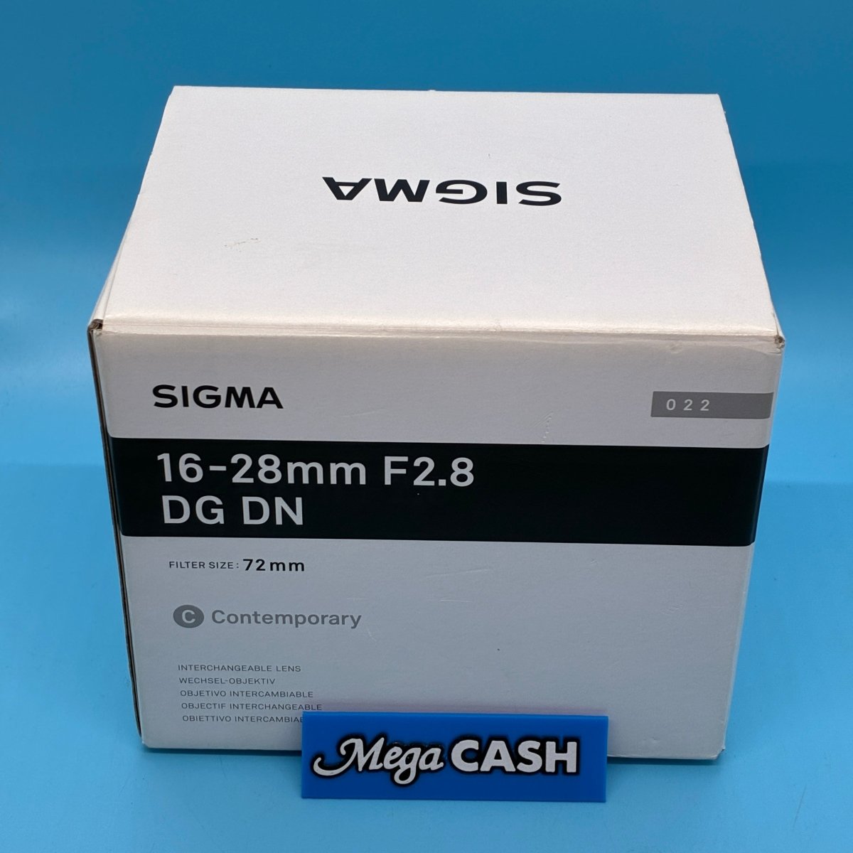 SIGMA 16 - 28MM F/2.8 DG DN CONTEMPORARY LENS SONY E MOUNT - Mega Cash Sydney