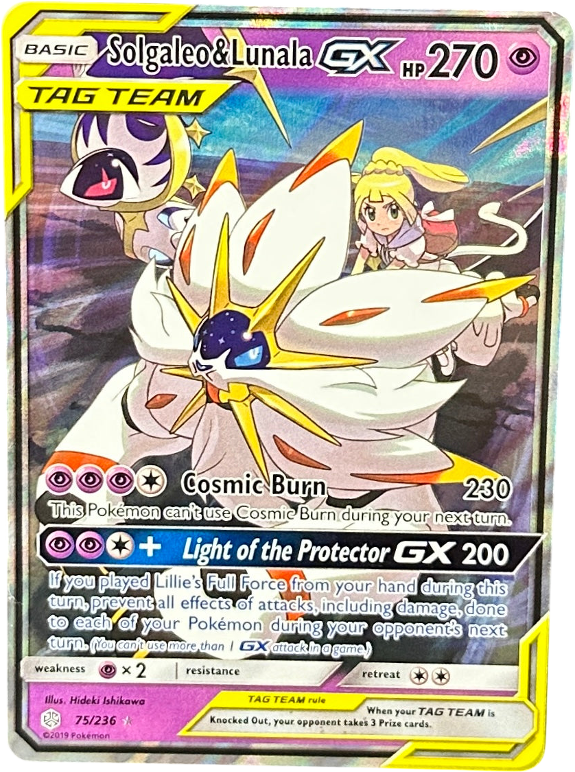 Solgaleo & Lunala GX - Cosmic Eclipse - 74/236 - Mega Cash Sydney