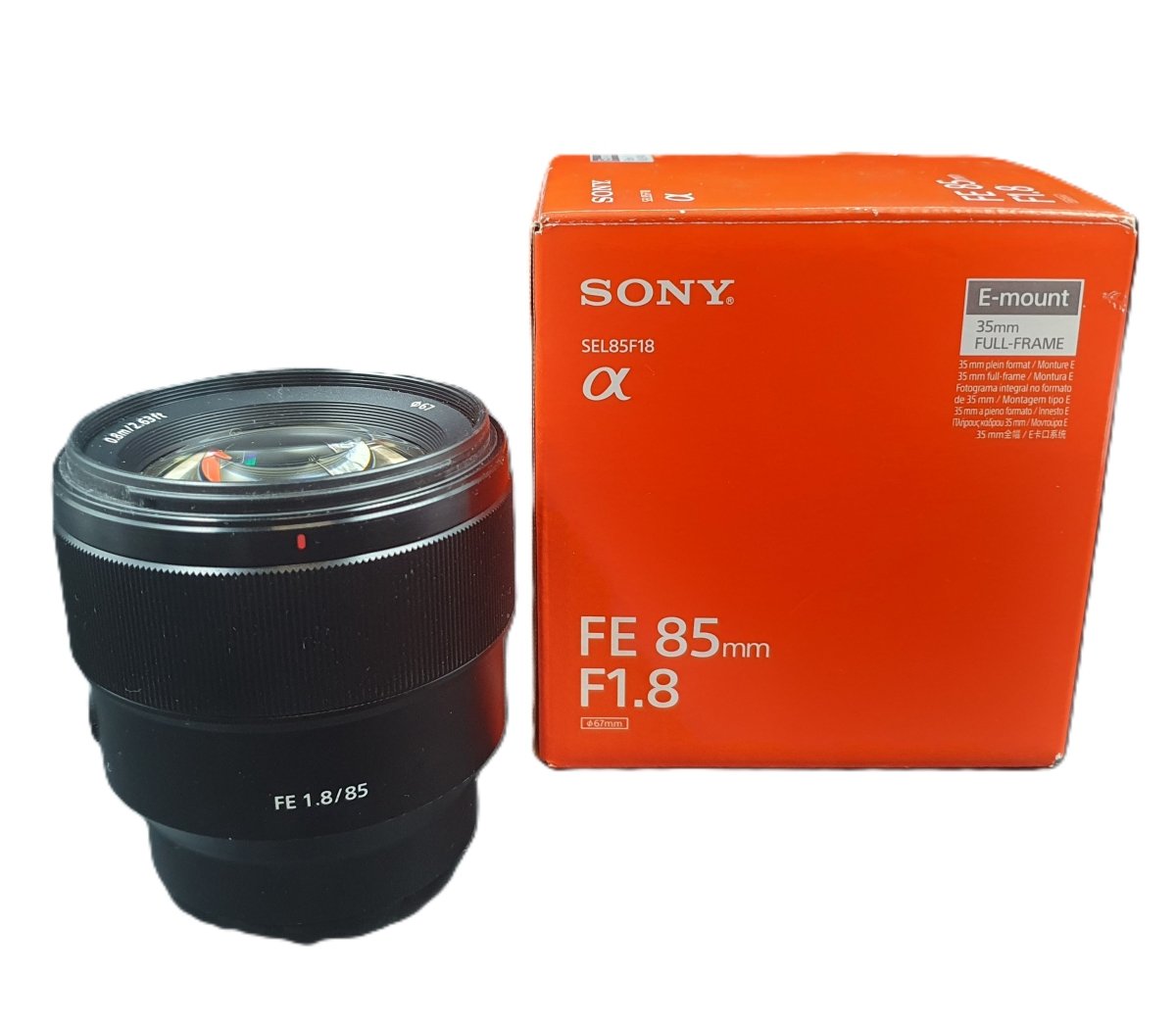SONY - FE 85mm F1.8 - E - Mount - Camera Lens - Mega Cash Sydney