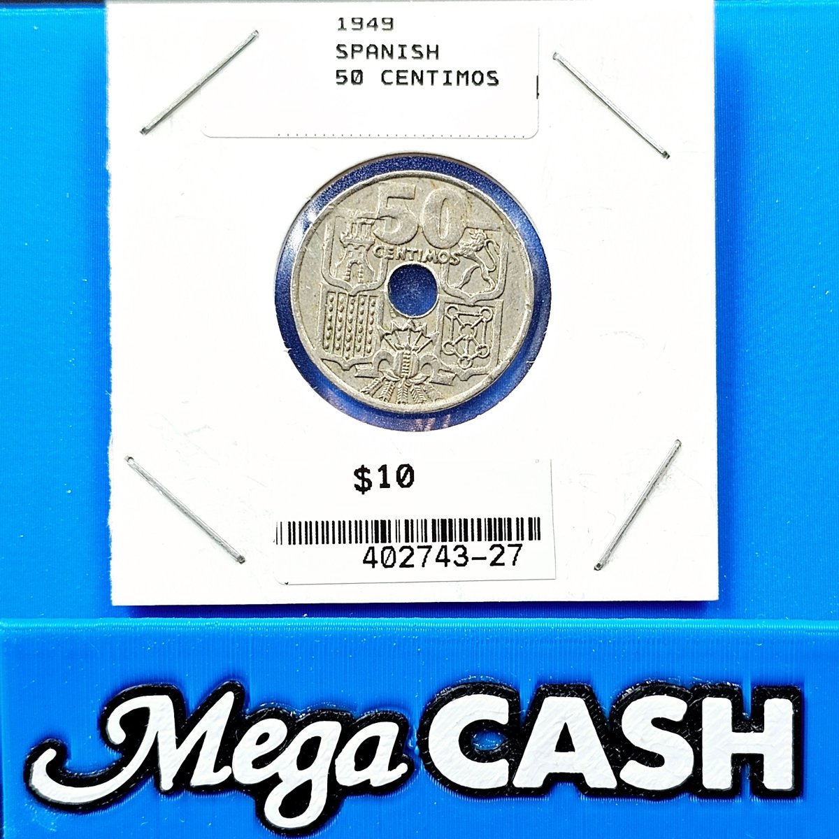 Spanish 1949 50 Centimos - Mega Cash Sydney