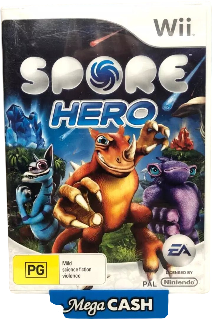 SPORE HERO - Nintendo Wii Game - Brand New & Sealed in Plastic - Mega Cash Sydney