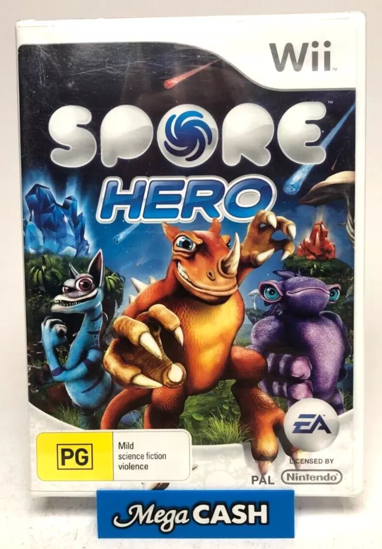 SPORE HERO - Nintendo Wii Game - Brand New & Sealed in Plastic - Mega Cash Sydney