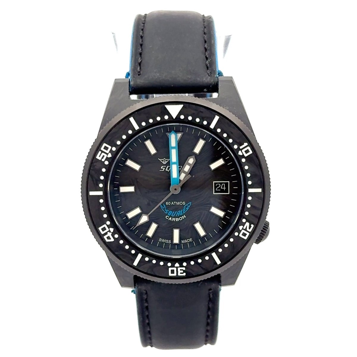Squale T-183 Forged Carbon Blue Watch - Mega Cash Sydney