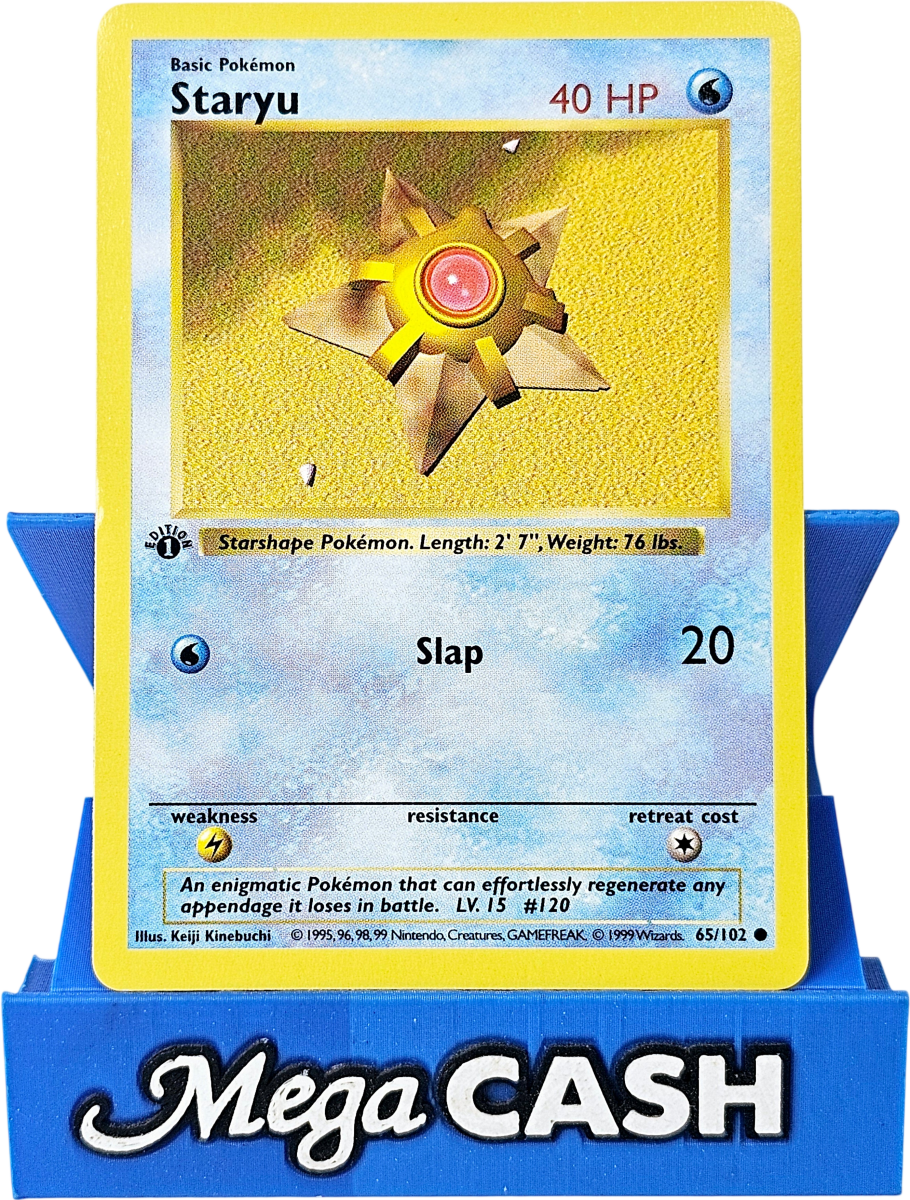 Staryu 65/102 First 1st Edition Shadowless Base Set 1999 NM - Mega Cash Sydney