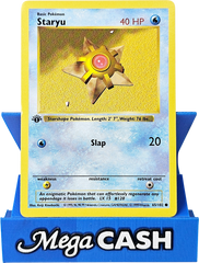 Staryu 65/102 First 1st Edition Shadowless Base Set 1999 NM - Mega Cash Sydney