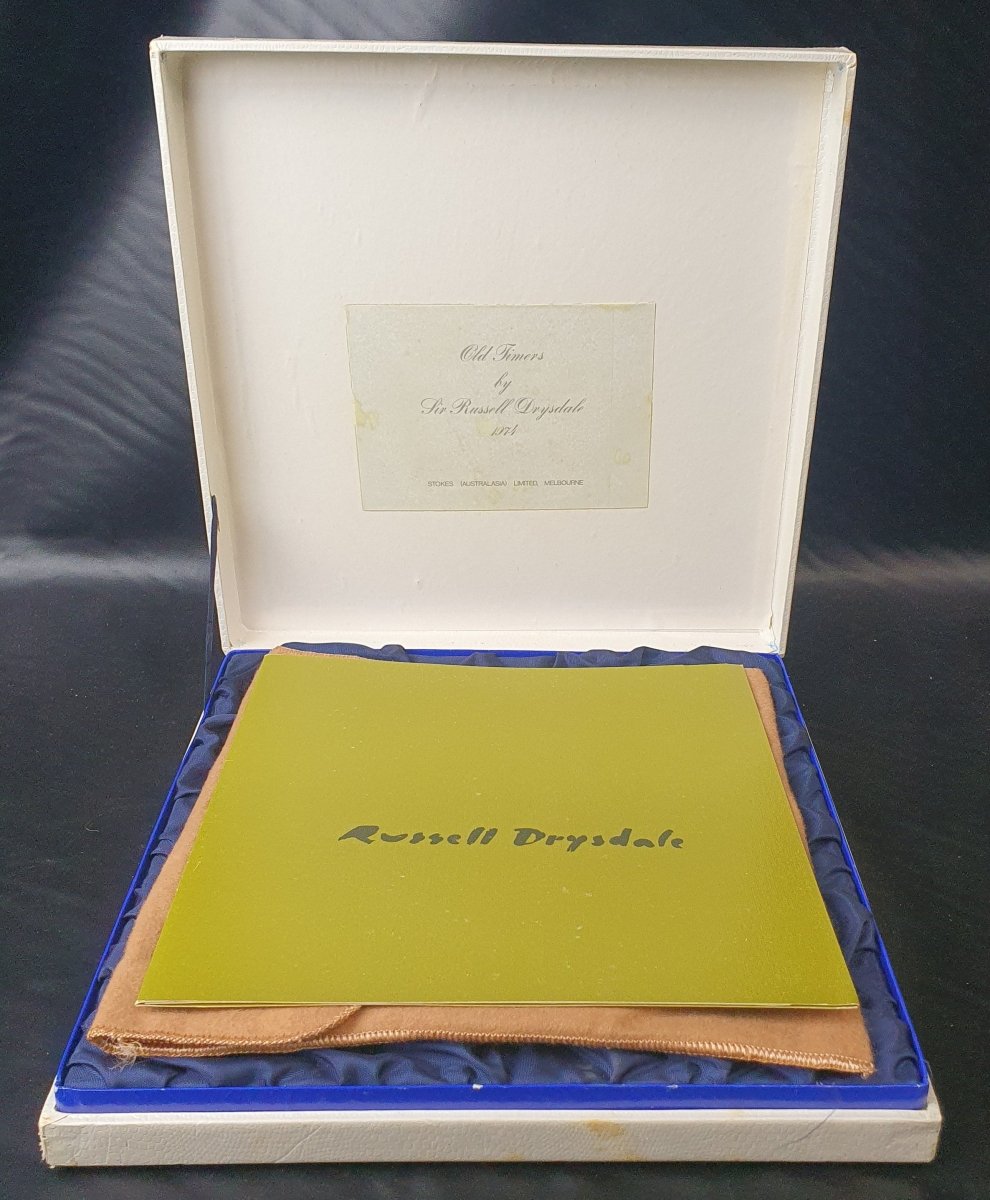 STOKES AUSTRALIASIA PLATE - ANTIQUE RUSSELL DRYSDALE THE HALLMARKED STERLING SILVER PLATE WITH CERTIFICATE - 193 grams - Mega Cash Sydney