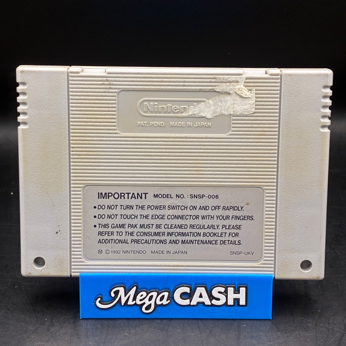 Super Nintendo (SNES) Game Cartridge - Super Strike Eagle PAL VERSION - SNSP - EG - AUS - UNTESTED - Mega Cash Sydney