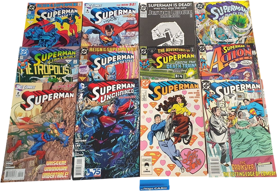 SUPERMAN - DC - 12 Comic Bundle! - Mega Cash Sydney