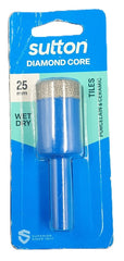 Sutton Tools 25mm Diamond Core Dry / Wet Cut Bit - Mega Cash Sydney