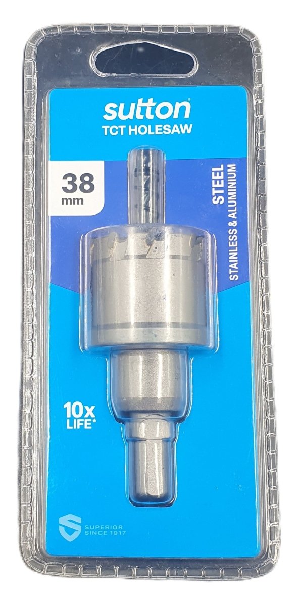 Sutton Tools 38mm TCT Holesaw - Mega Cash Sydney