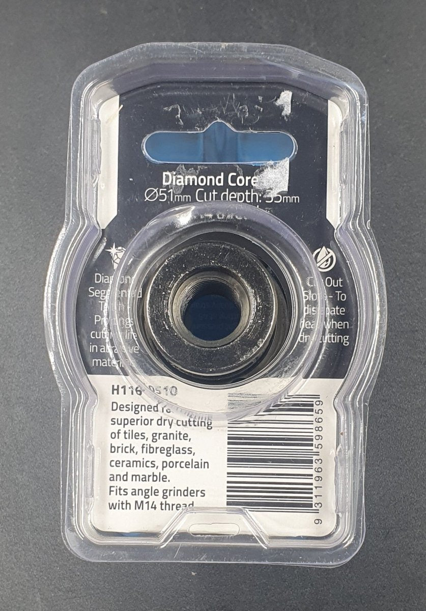 Sutton Tools 51mm Diamond Core Bit M14Thread - Mega Cash Sydney