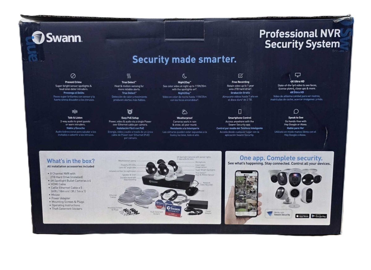 Swann 8 Channel 4K Ultra HD Network Video Recorder NVR-8580 - Mega Cash Sydney