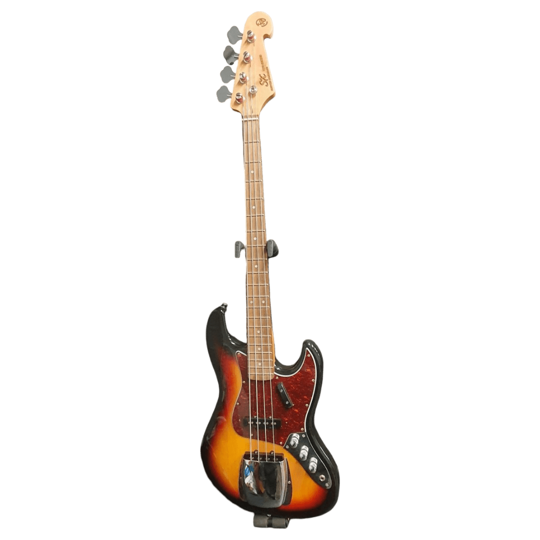 SX BASS GUITAR VTG SERIES S/N:21204123 IN CASE - Mega Cash Sydney