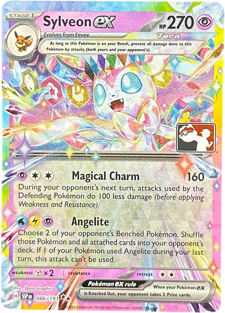 Sylveon EX - Play Stamp - Prize Pack Series 7 - Mega Cash Sydney