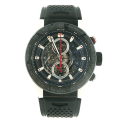 TAG Heuer Carrera Automatic 45 mm Steel coated with PVD Men's Watch - Mega Cash Sydney