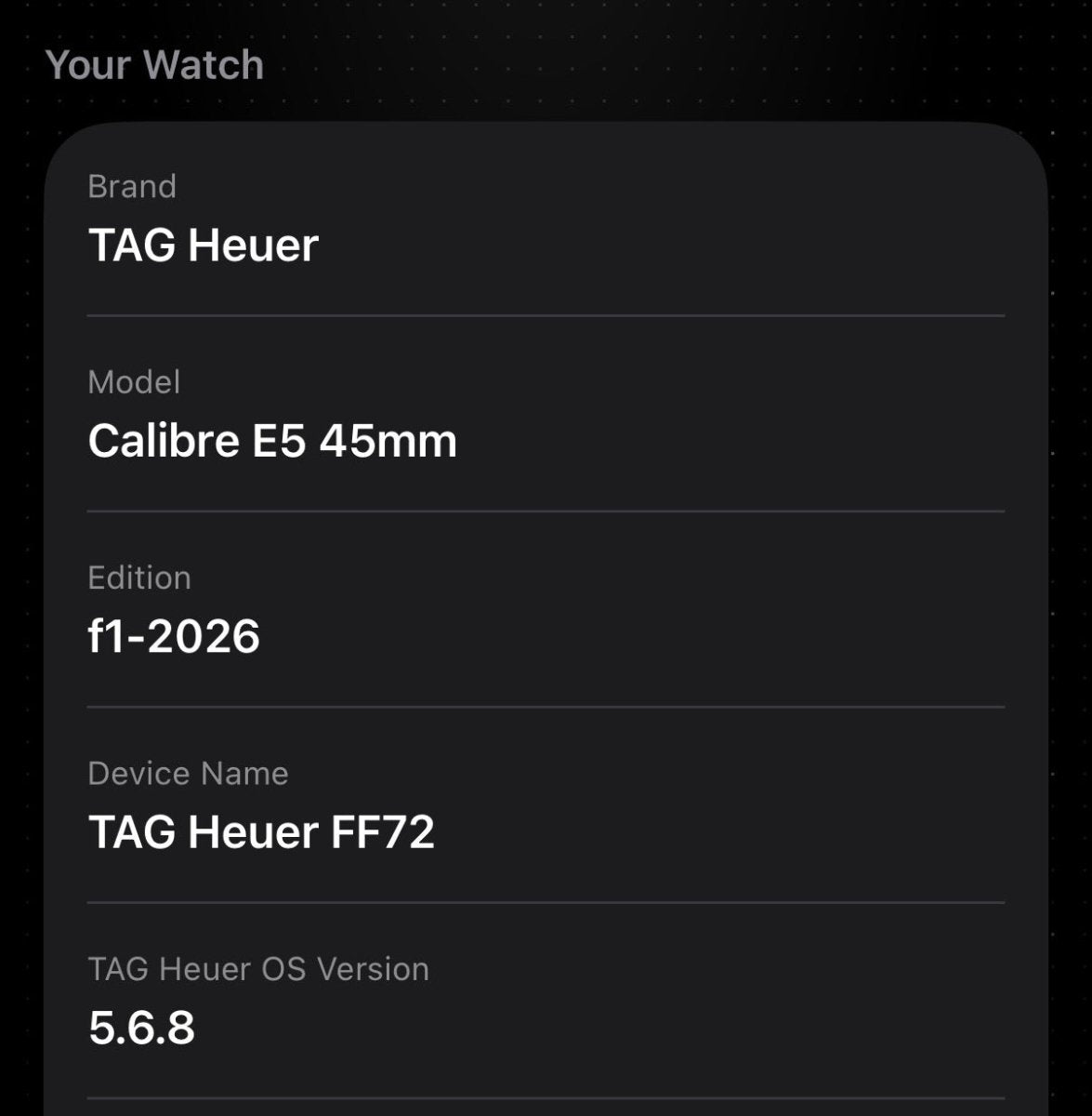 TAG Heuer Connected Calibre E5 x Formula 1 Edition Smart Watch - Mega Cash Sydney