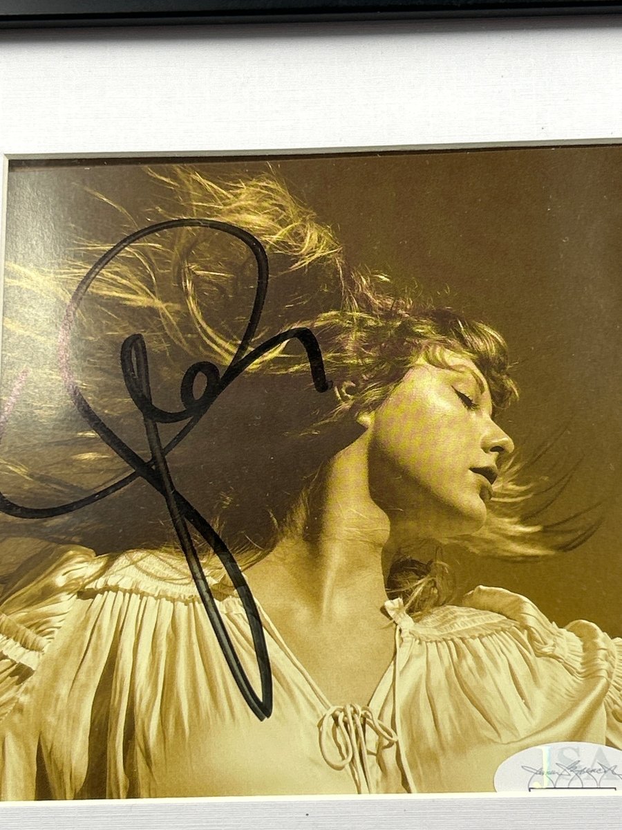 Taylor Swift Signed Fearless Taylor’s Version Framed CD - JSA COA - Mega Cash Sydney