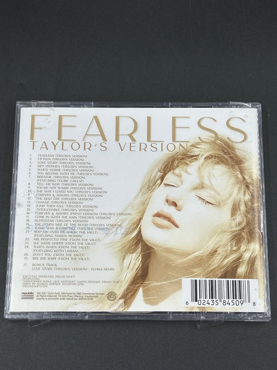Taylor Swift Signed Fearless Taylor’s Version Framed CD - JSA COA - Mega Cash Sydney