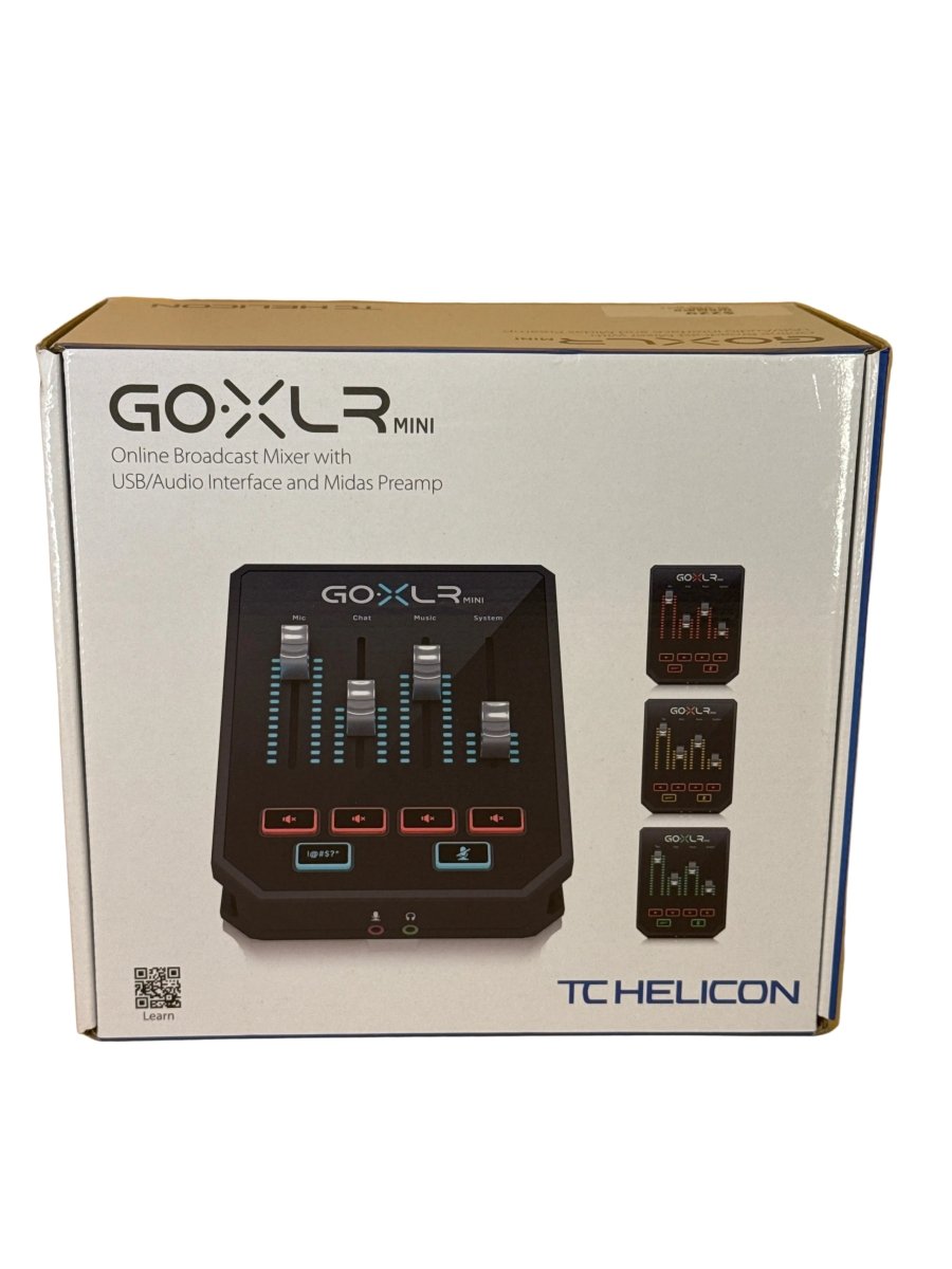 TC HELICON - GoXLR MINI - Online Broadcast Mixer with USB/Audio Interface and Midas Preamp - Mega Cash Sydney