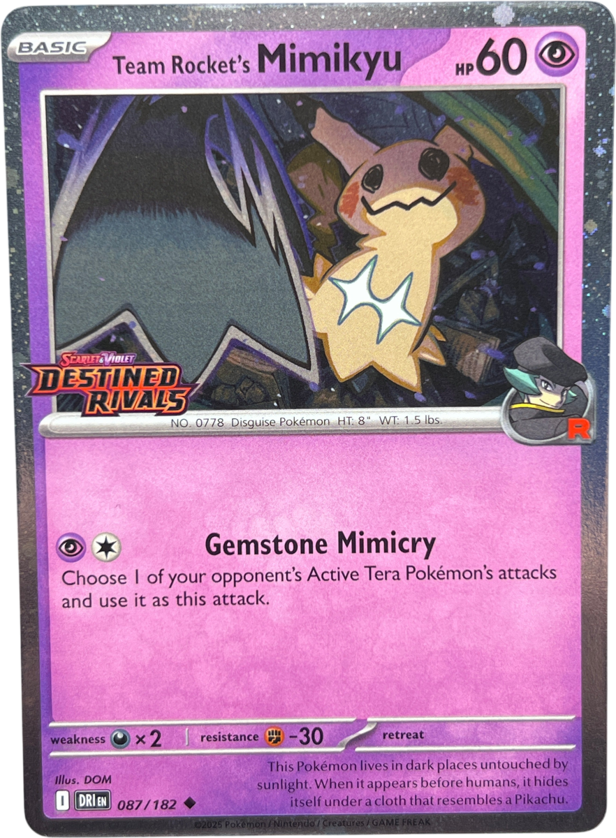 Team Rocket’s Mimikyu 087/182 Build & Battle Promo - Mega Cash Sydney