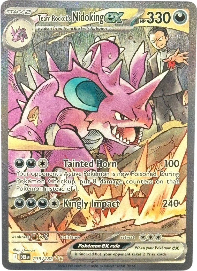 Team Rocket’s Nidoking EX - Destined Rivals - 233/182 - Mega Cash Sydney