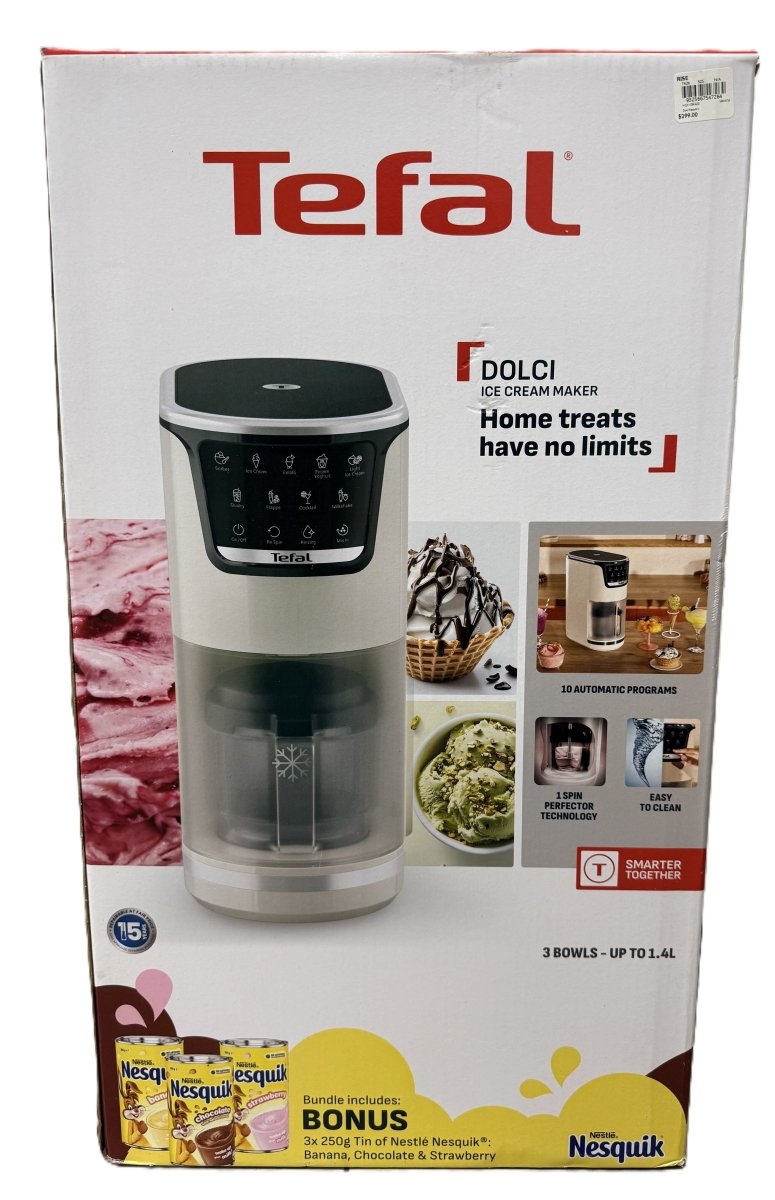 Tefal Dolci Ice Cream Maker NQ31IG04AZ0 - Mega Cash Sydney