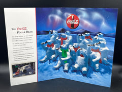 Telecom Coca - Cola Limited Edition $2 Phonecards Pair - 1994 Christmas/ Polar Bear - Mega Cash Sydney
