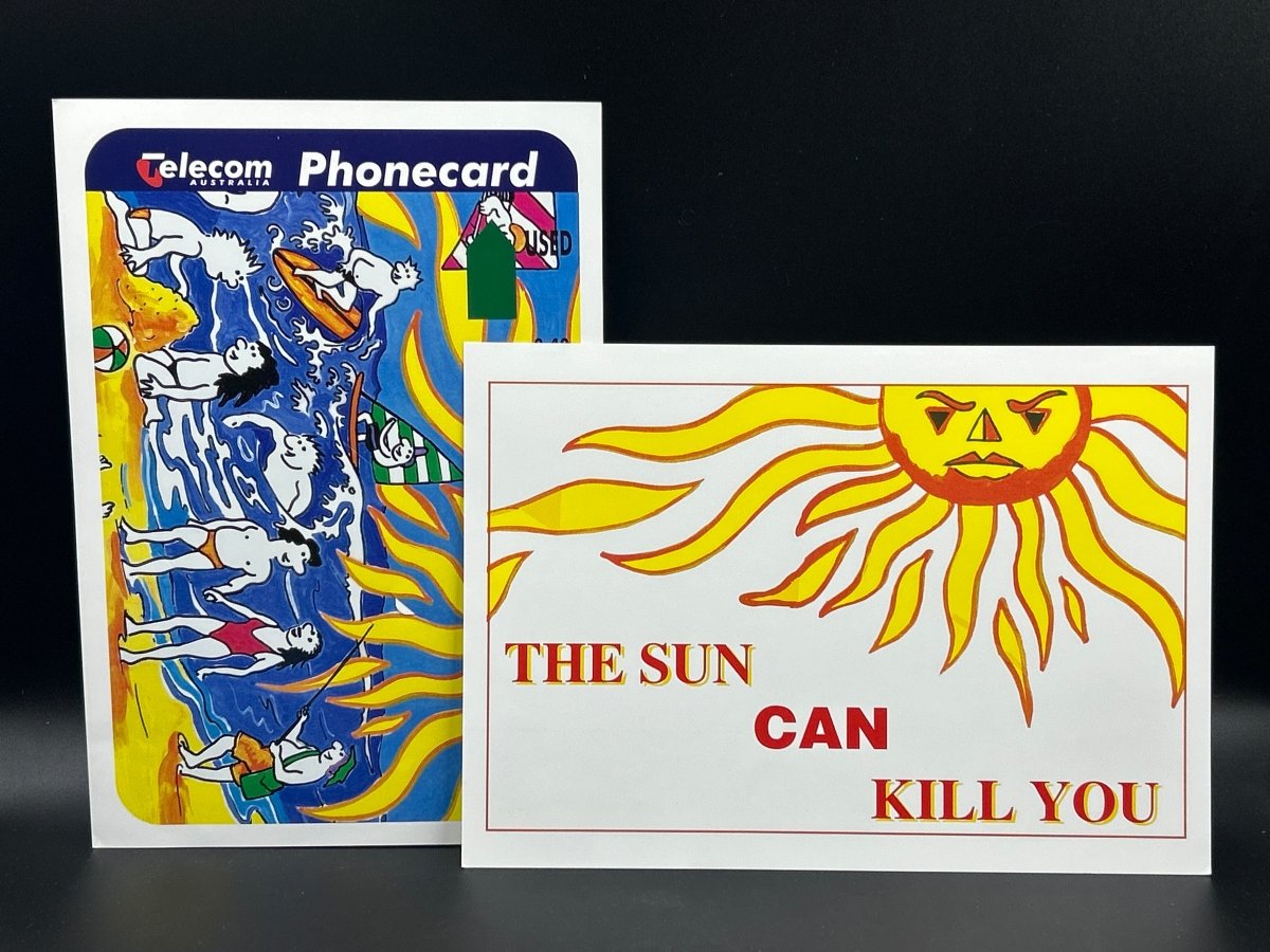 Telecom Summertime Limited Edition $2 Phonecards Pair - Mega Cash Sydney